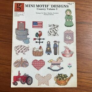 Mini Motif Designs Country Vol 3 Cross Stitch Pattern Pamphlet